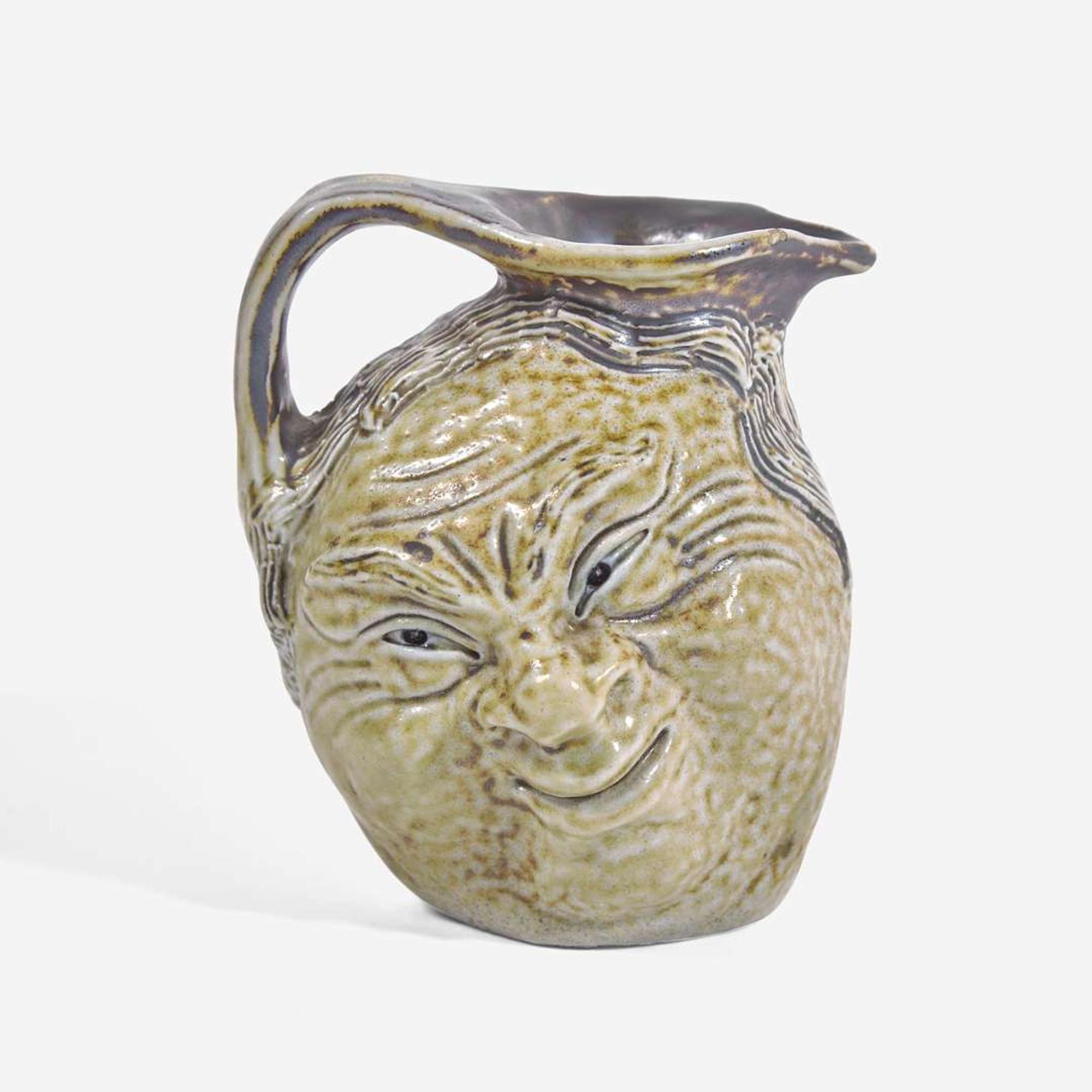Martin Brothers (English, active 1873-1914) Double-Sided Face Jug, Martin Brothers, UK, circa 1900