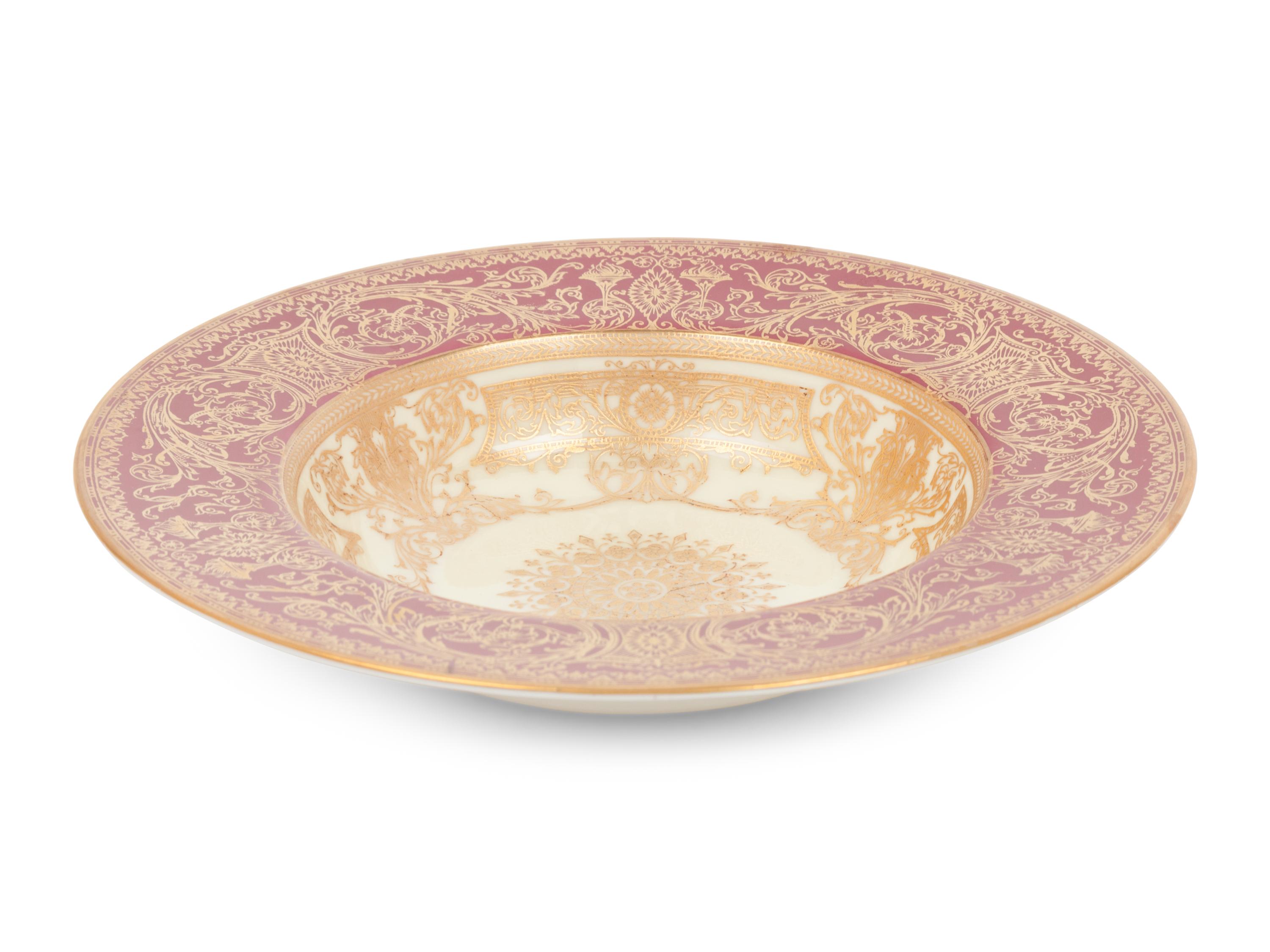 A Royal Worcester Porcelain Dinner Service
