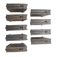 Lot of (9) Solothurn Magazines for the S18-100 and S18-154 20mm Anti-Tank Rifles