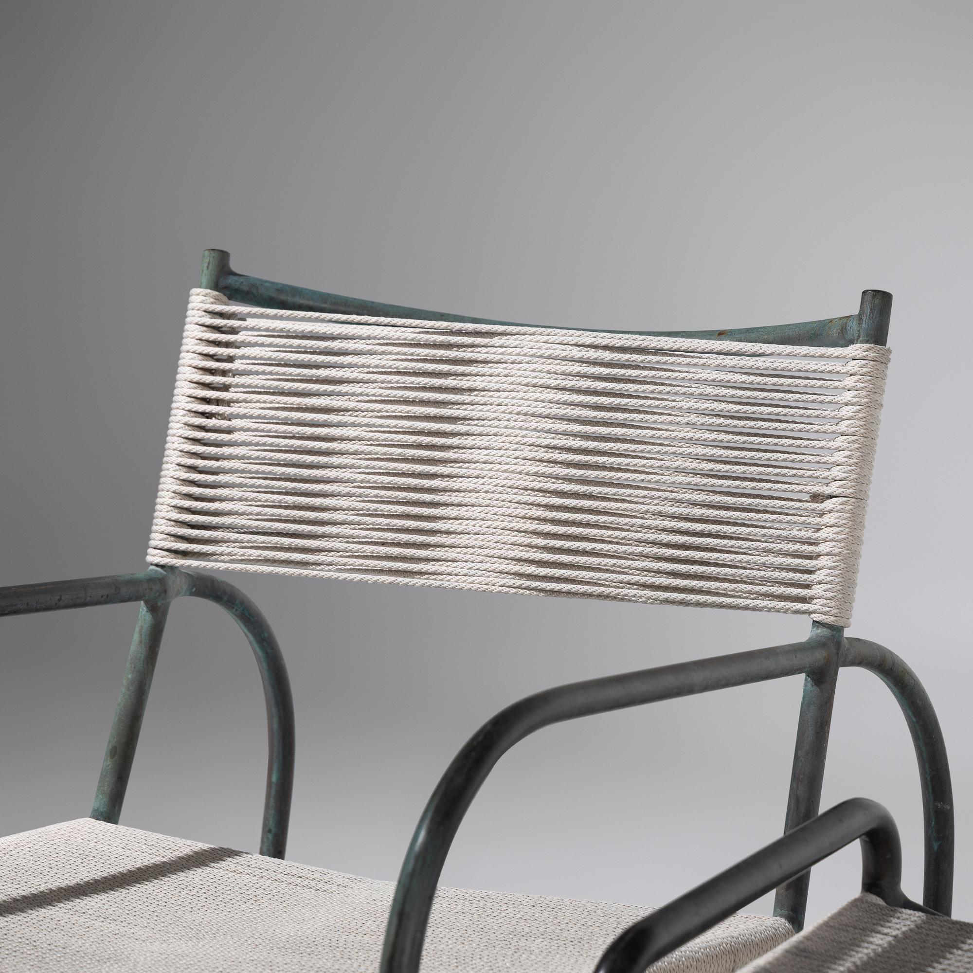 Walter Lamb (American, 1900–1989) — Lounge Chair (model C-5700), Ottoman, and Occasional table, c. 1952