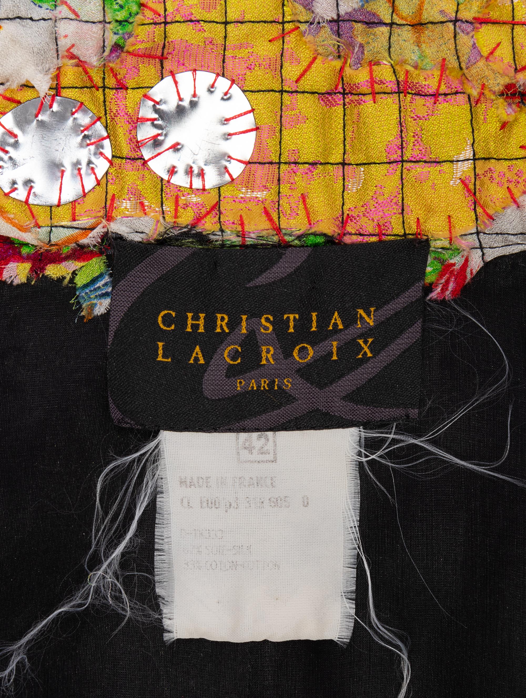 Four Designer Items, 1980-90s: Christian Lacroix, Leonard, Rena Lange & Carolina Herrera