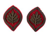 [CIVIL WAR]. Late-war artillery major insignia.