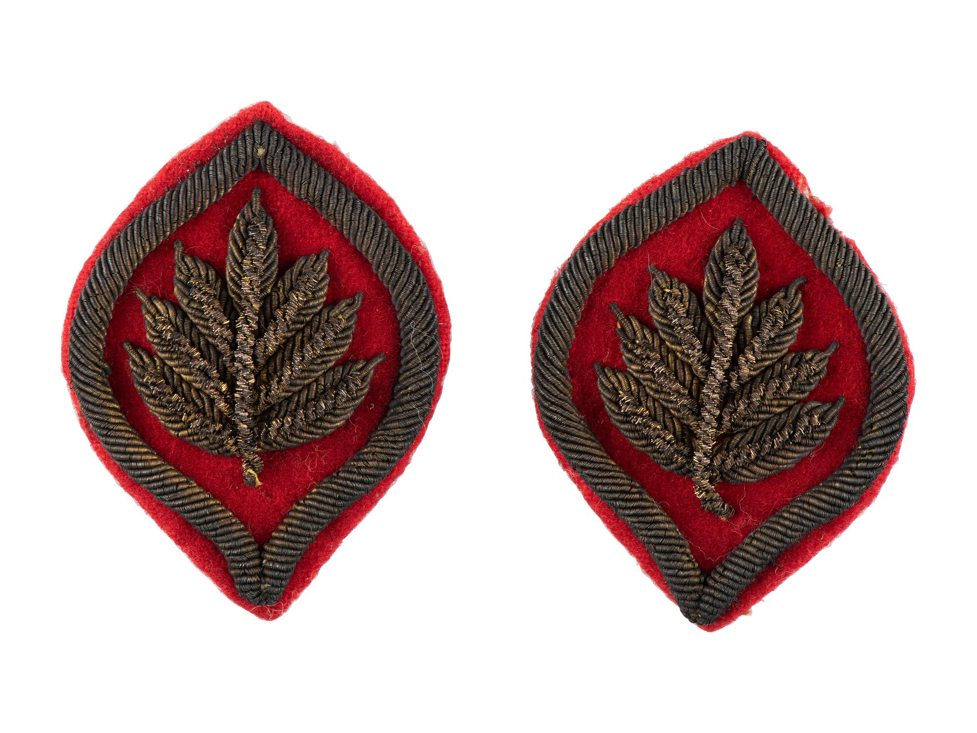 [CIVIL WAR]. Late-war artillery major insignia.