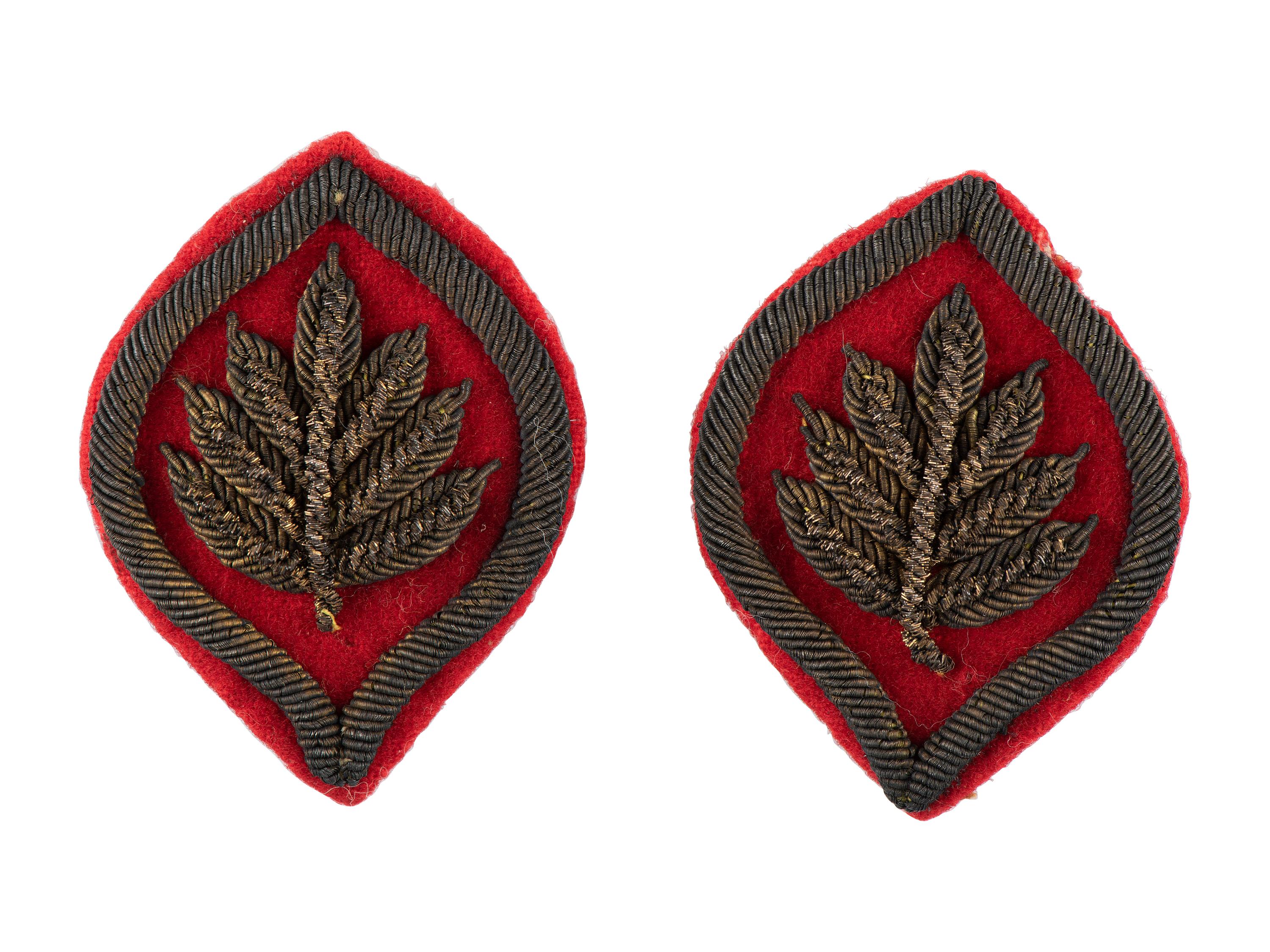 [CIVIL WAR]. Late-war artillery major insignia.
