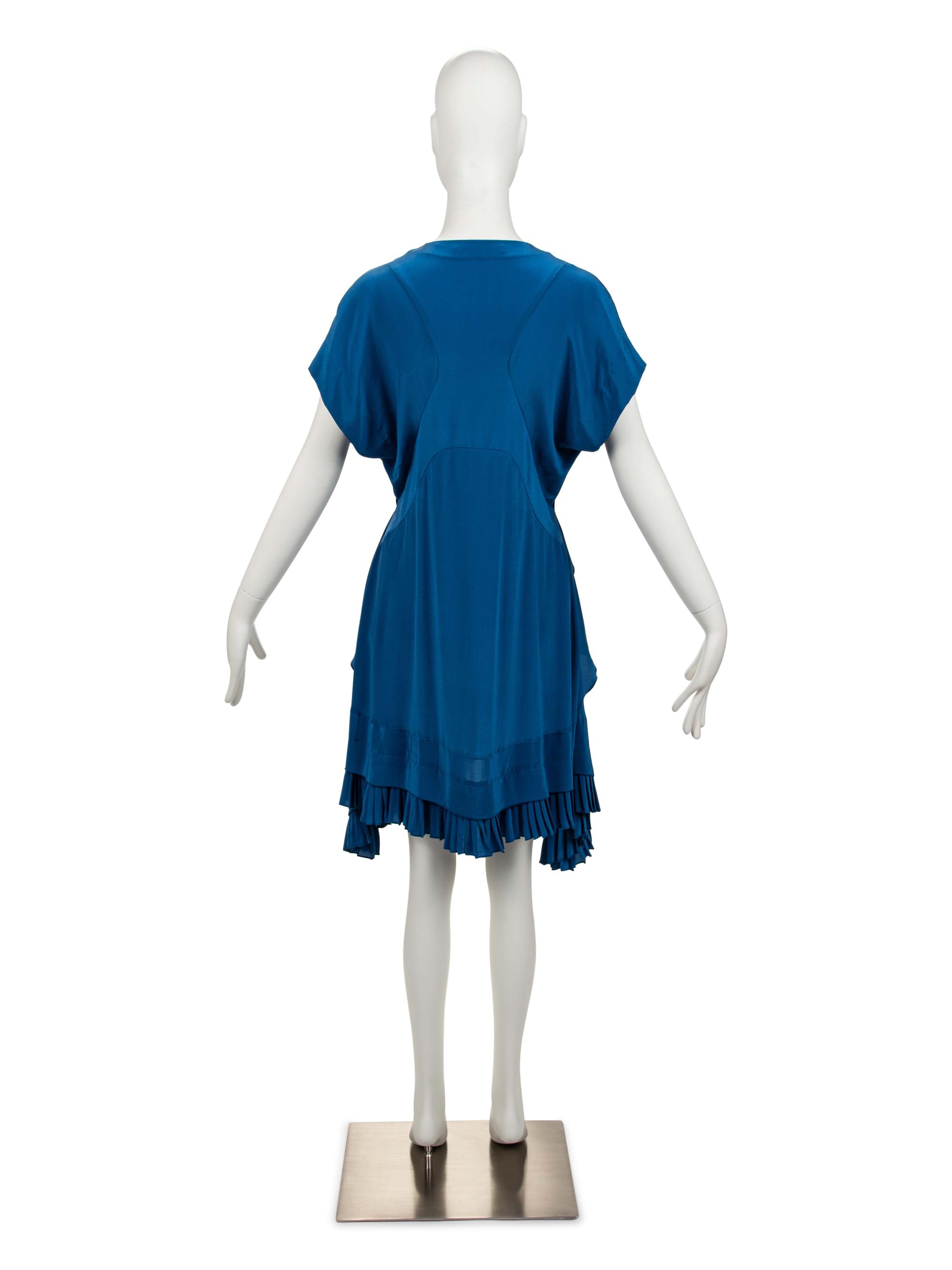 Two Designer Items: One Yves Saint Laurent Ensemble, One Balenciaga Dress, 1990-2000s