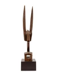 A Bambara Carved Wood Antelope Sculpture