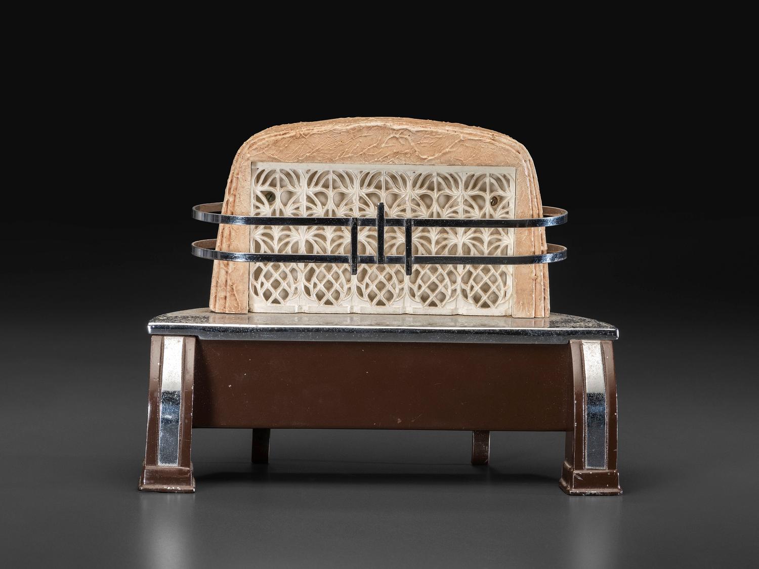 A Salesman Sample Early Electric Metal and Ceramic Heater
