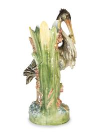 A Continental Majolica Pelican Umbrella Stand in the Manner of Joseph Holdcroft — 19th Century