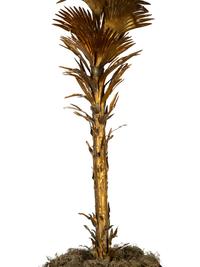 A Pair of Gilt Metal Palm Trees in the Manner of Hans Kögl — 20th Century