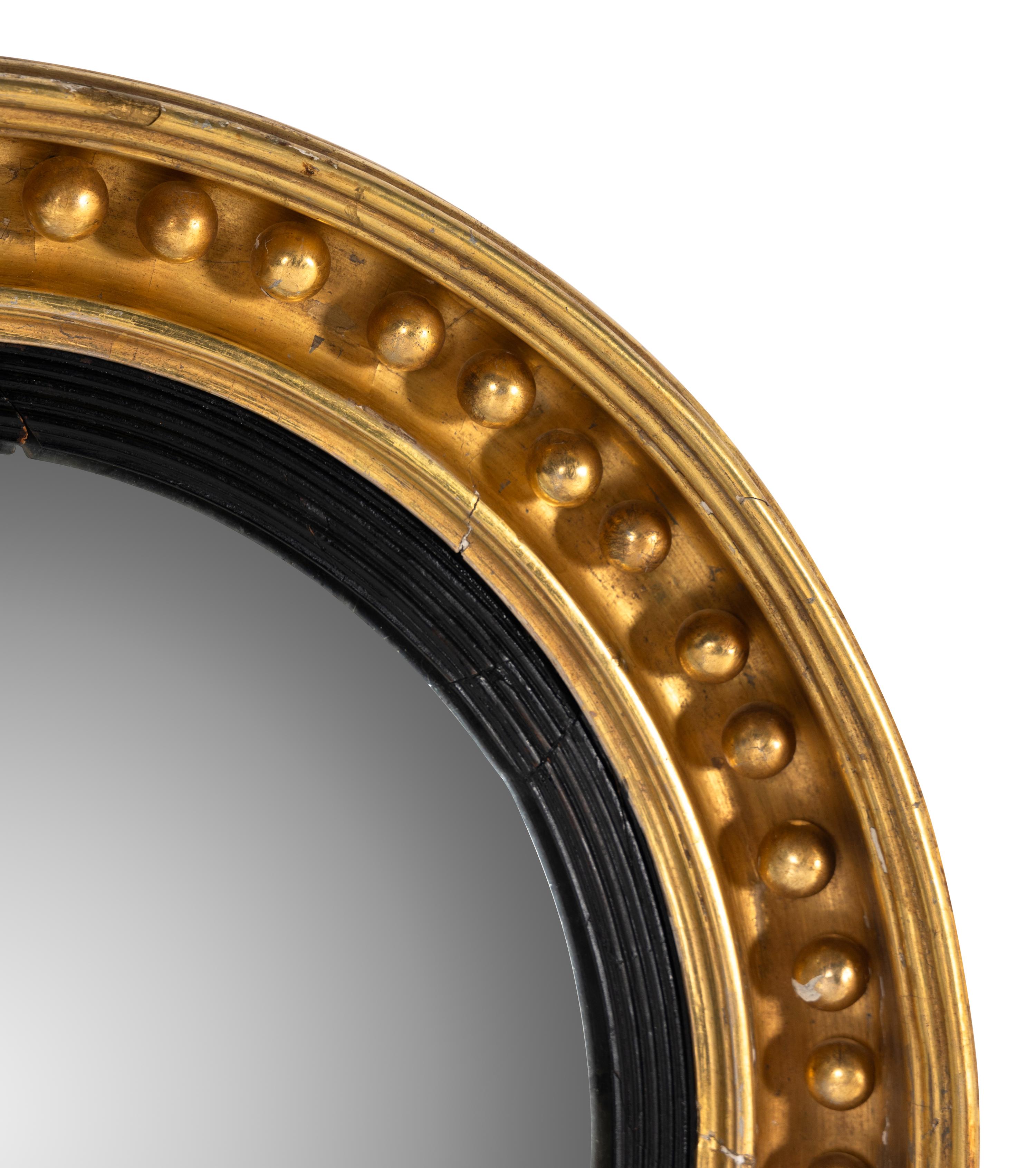 A Regency Giltwood Bullseye Mirror