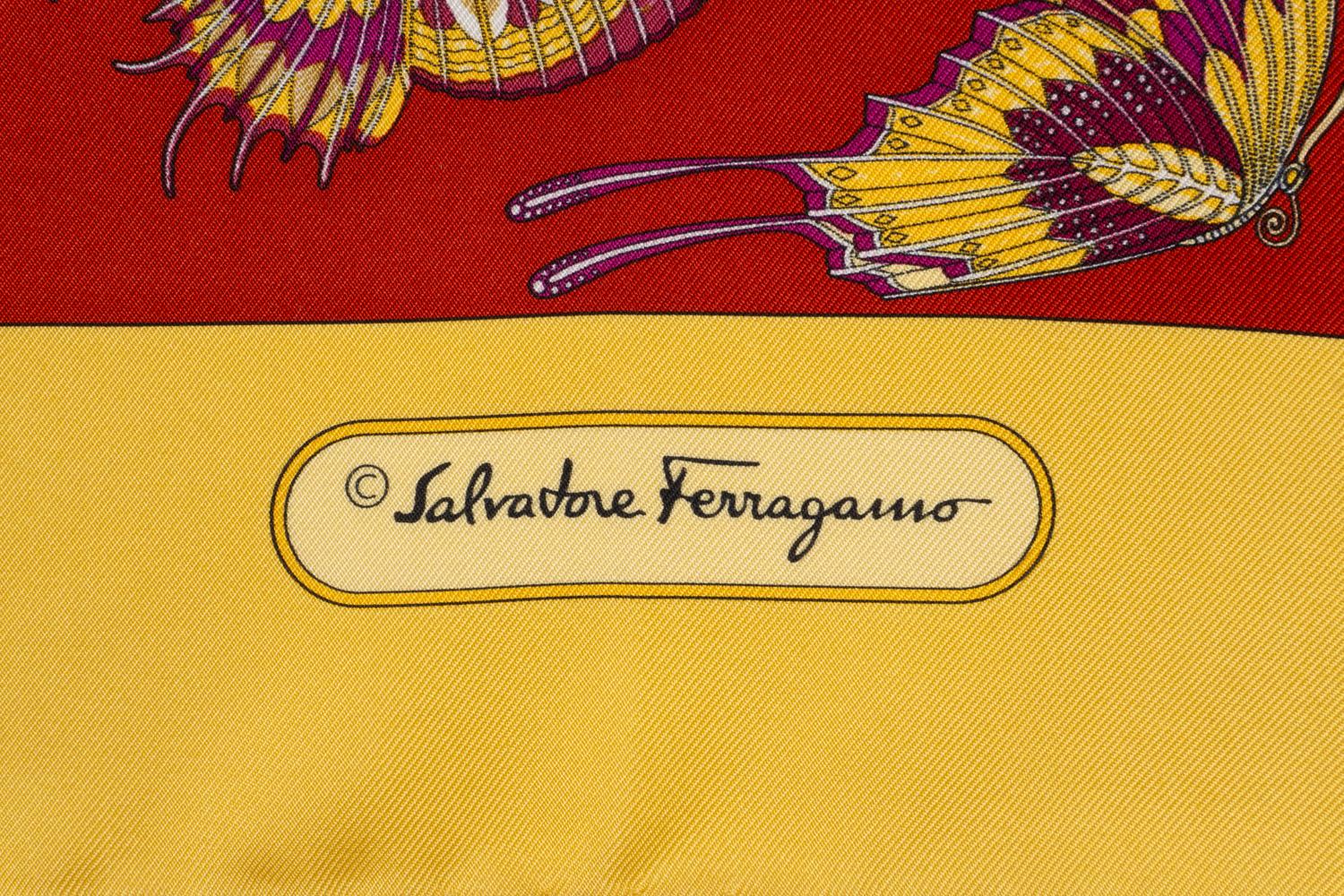 Five Salvatore Ferragamo Scarves