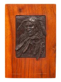 Two Sculptures: Sioux , edition 33/50, 1972, and Sun Dancer , edition 22/50, 1975