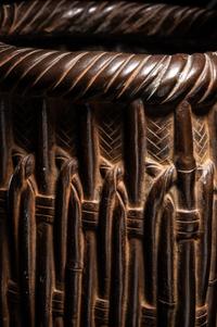 A Japanese Bronze Basket-Form Vase