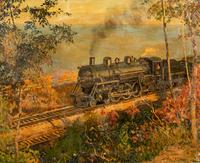 Train Along Lakeshore