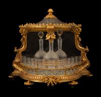 A French Gilt Bronze and Cut Glass Tantalus