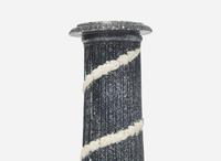 A Pair of Neale & Co. Variegated Ware Candlesticks, UK, 1780s
