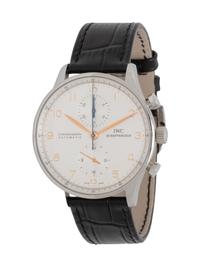 IWC, REF. 3714 STAINLESS STEEL 'PORTUGUESE' WATCH