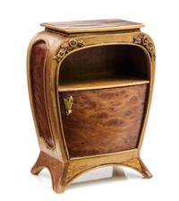 An Art Nouveau Style Cabinet Height 4 1/8 x width 3 x depth 1 3/8 inches.