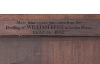 A Rare Daniel Pabst Signed and Dated Oak Framed Mirror, Daniel Pabst (German-American, 1826-1910), Philadelphia, PA, Dated "1884"
