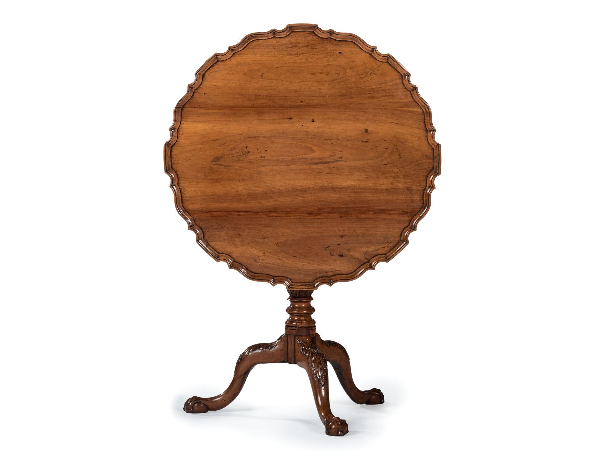 A Chippendale Style Tilt Top Table