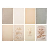[EARLY PHOTOGRAPHY - PORTRAITURE]. A large group of over 240 portraits of men, primarily cabinet cards, comprising: