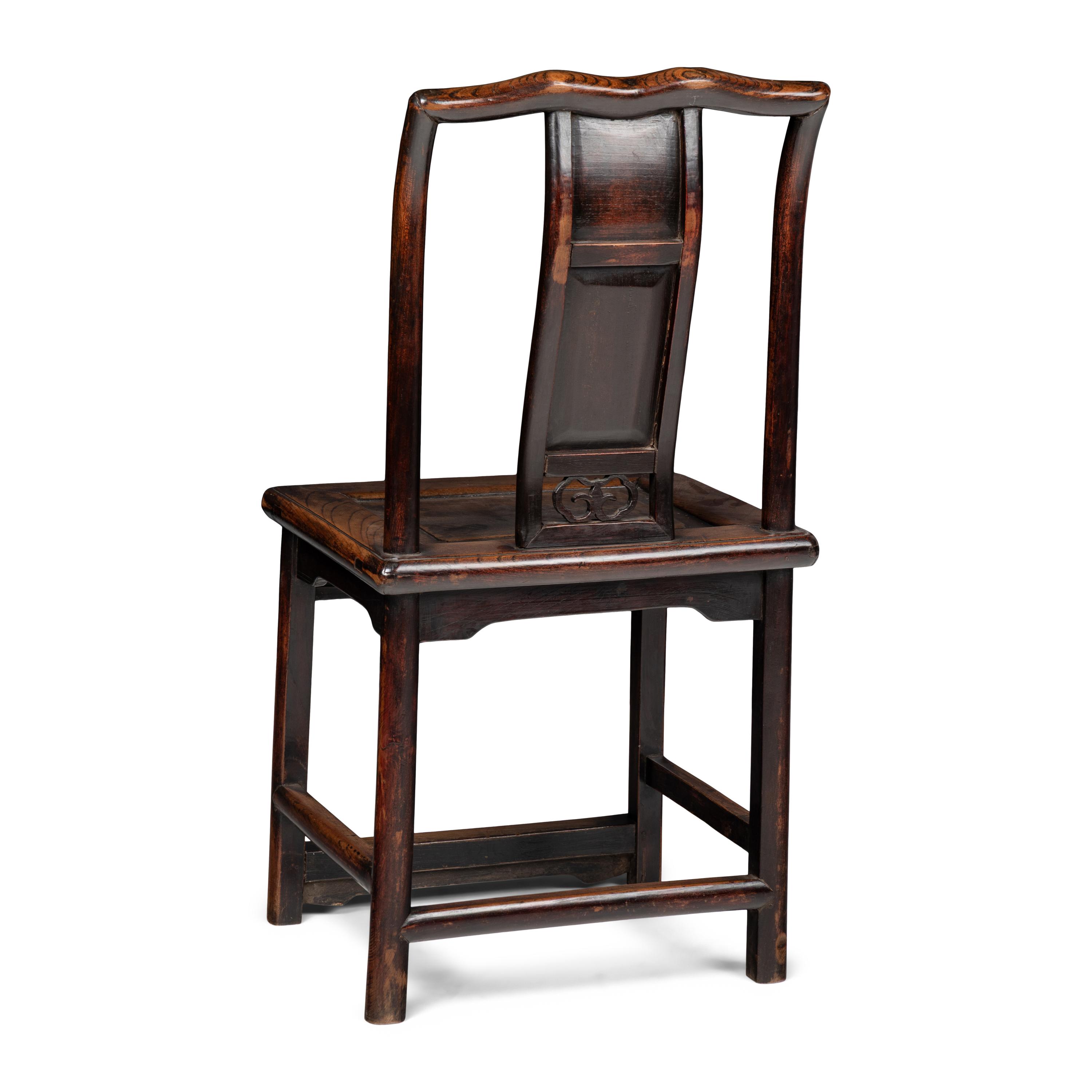 A Chinese Hardwood Side Chair