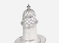 Herman Glendenning and Arthur Hartwell for Arthur Stone, Six Salt and Pepper Shakers