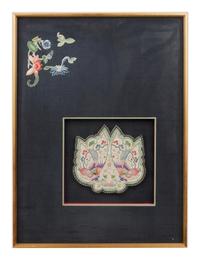 17 Chinese Embroidered Silk Panels