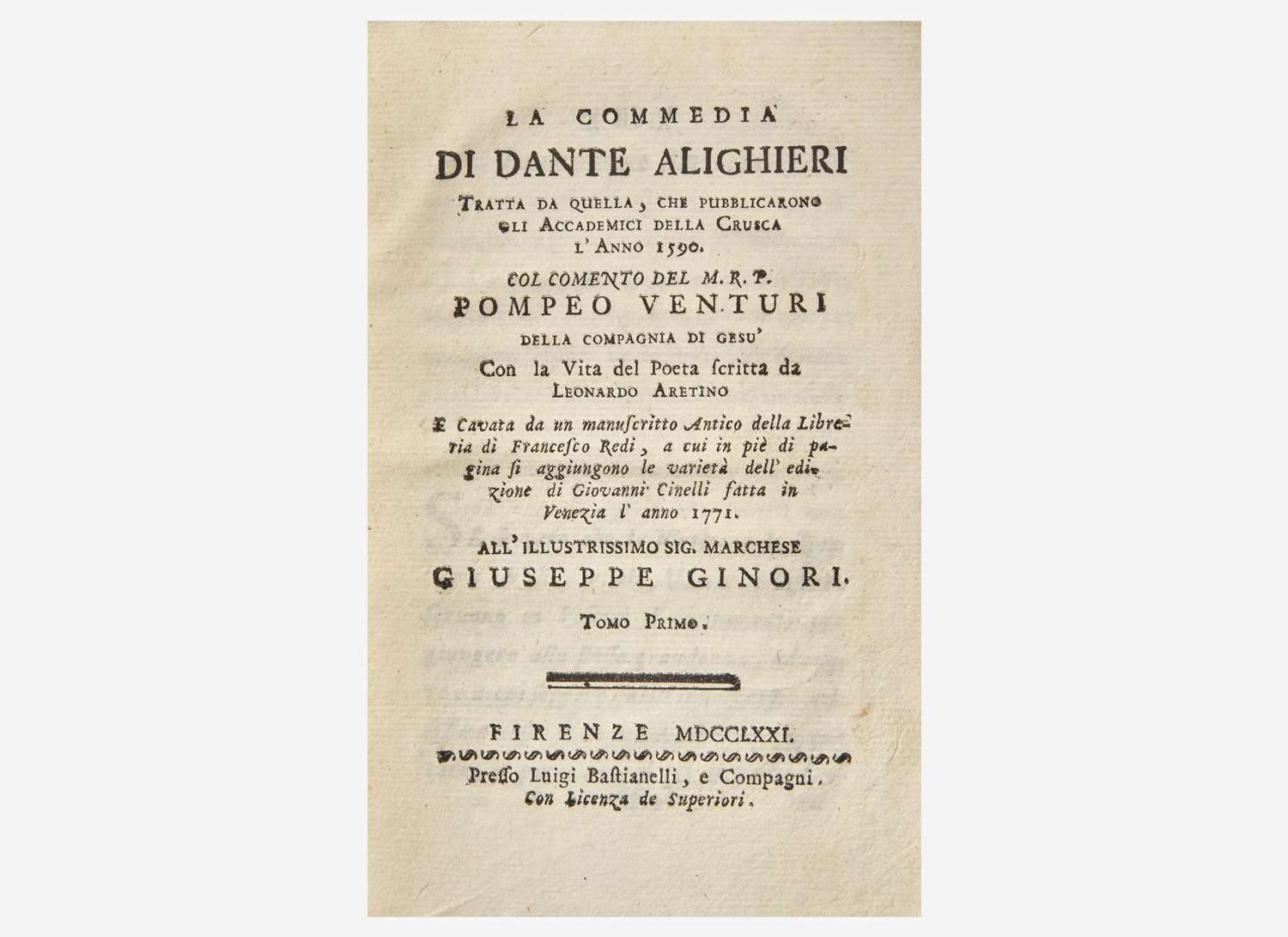 [Literature] Dante Alighieri: Group of 9 Works