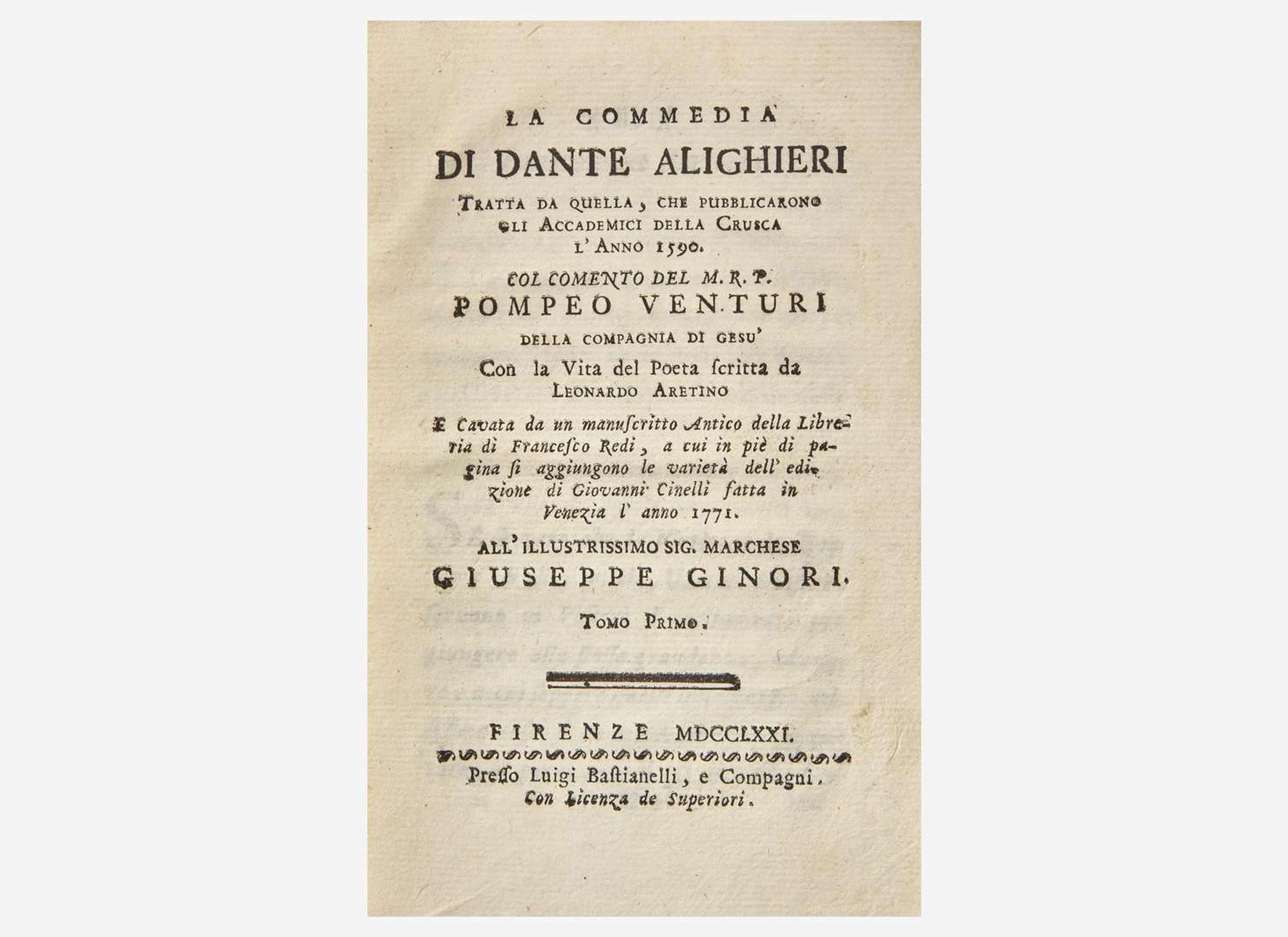 [Literature] Dante Alighieri: Group of 9 Works