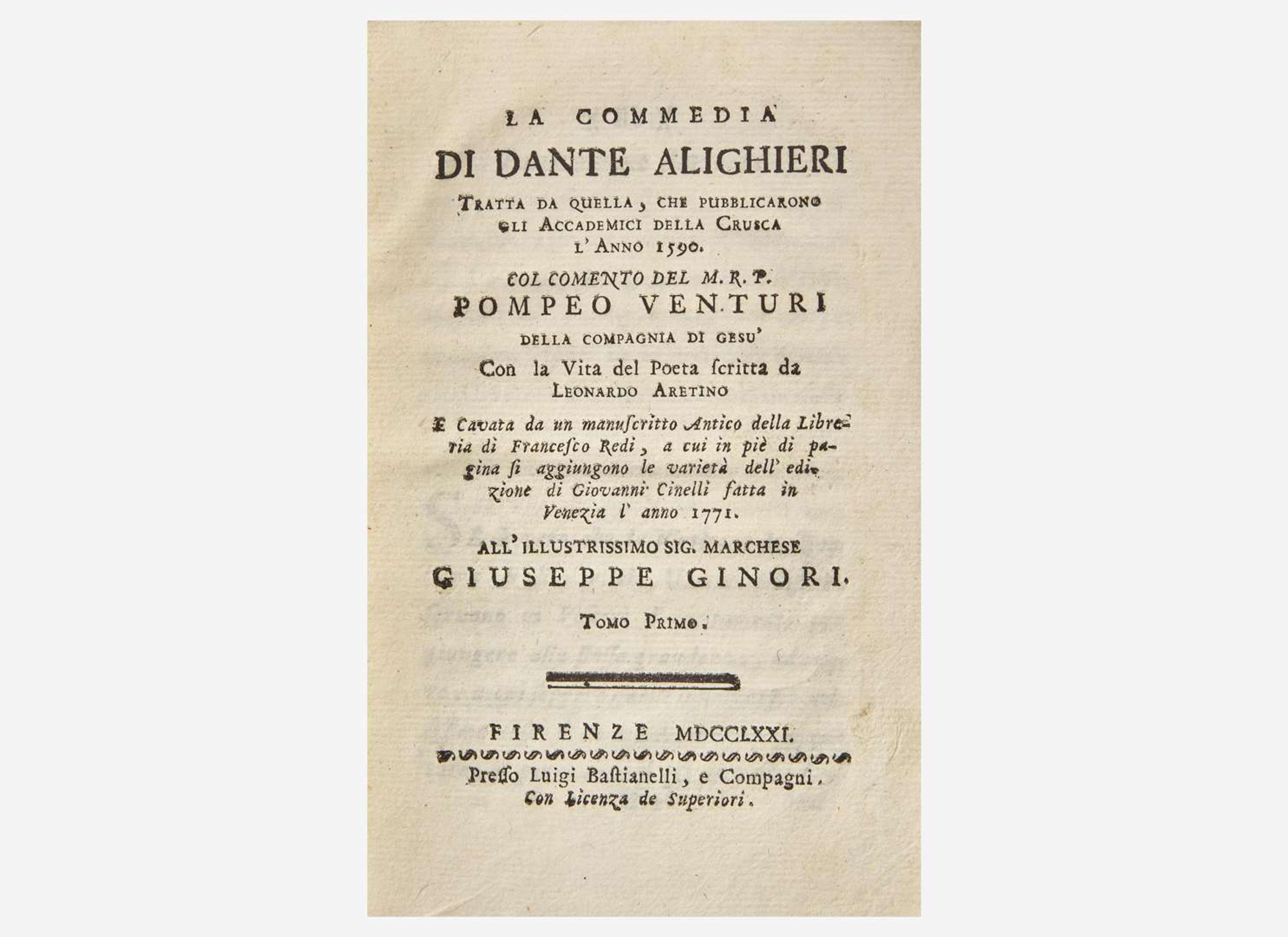 [Literature] Dante Alighieri: Group of 9 Works
