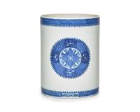 A Large Chinese Export Porcelain Blue Fitzhugh Tankard