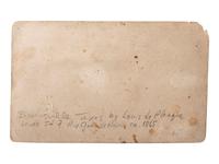 [WESTERN AMERICANA] -- [TEXAS]. [DE PLANQUE, Louis, photographer]. CDV of steamboats on the Rio Grande at Brownsville, Texas. Ca 1865.