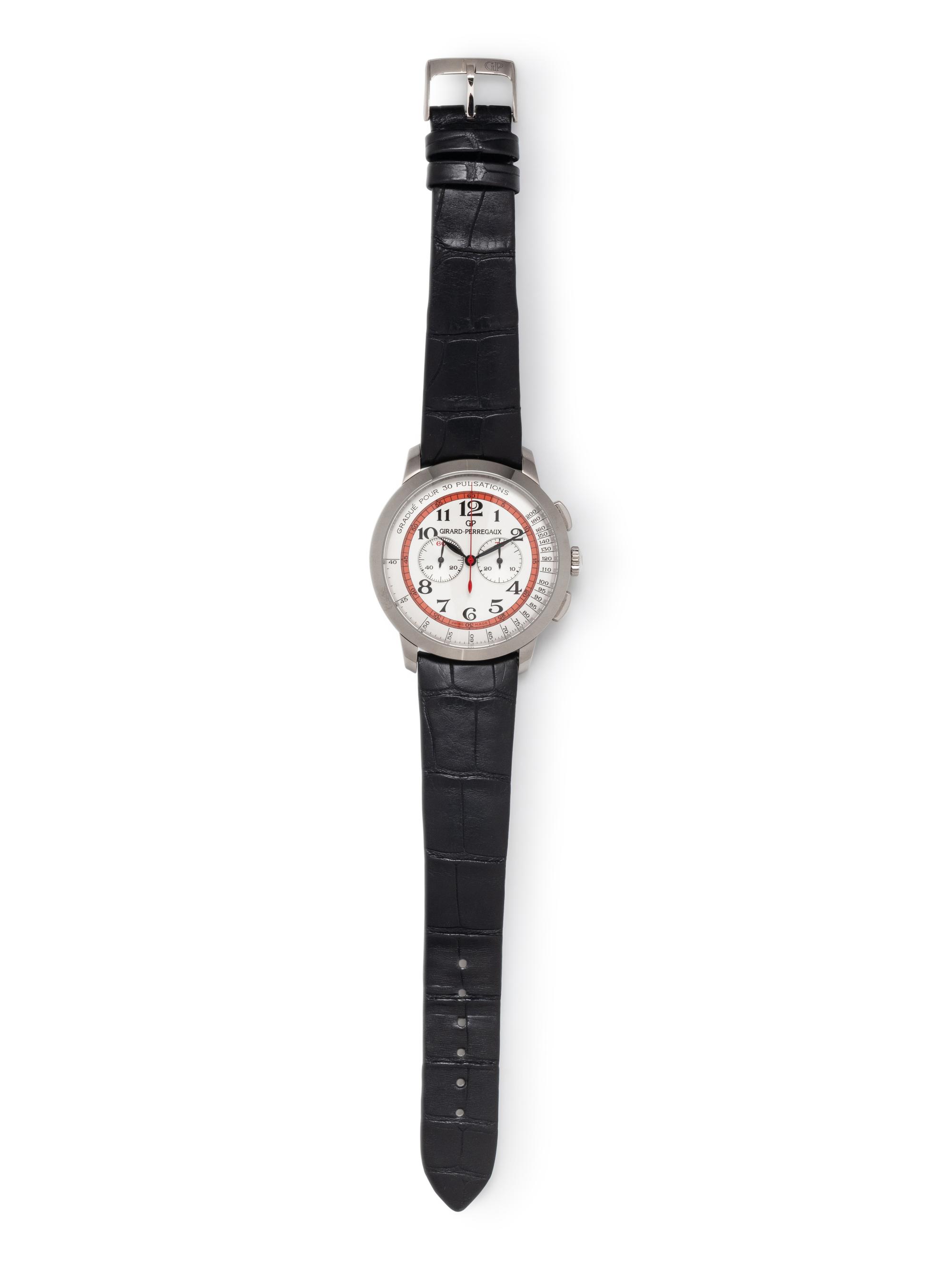 GIRARD-PERREGAUX, STAINLESS STEEL '1966 CHRONOGRAPH DOCTOR'S' WATCH