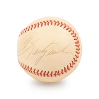 A Ted Williams and Carl Yastrzemski Boston Red Sox Signed Autograph Baseball (Beckett Authentication Services Letter BAS Certified)