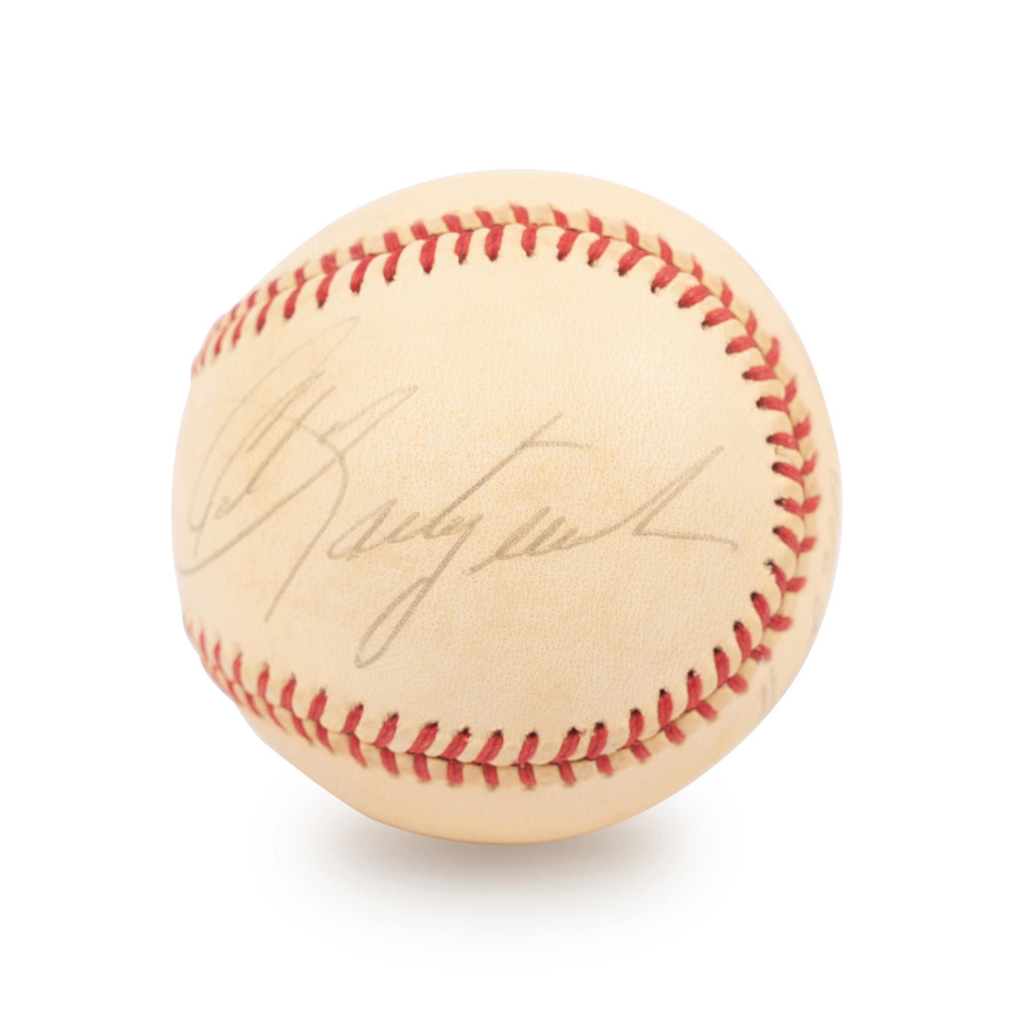 A Ted Williams and Carl Yastrzemski Boston Red Sox Signed Autograph Baseball (Beckett Authentication Services Letter BAS Certified)