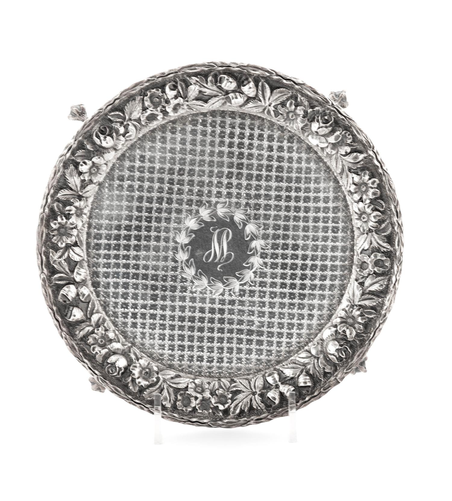 An American Silver Waiter