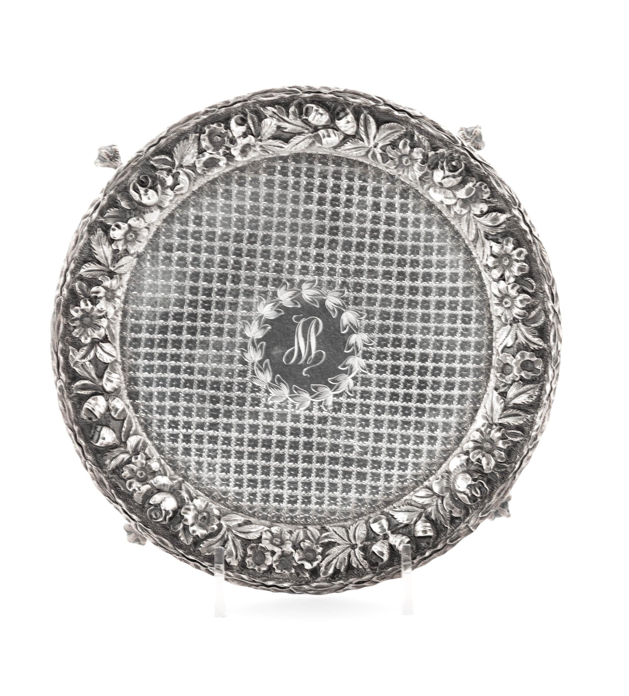 An American Silver Waiter