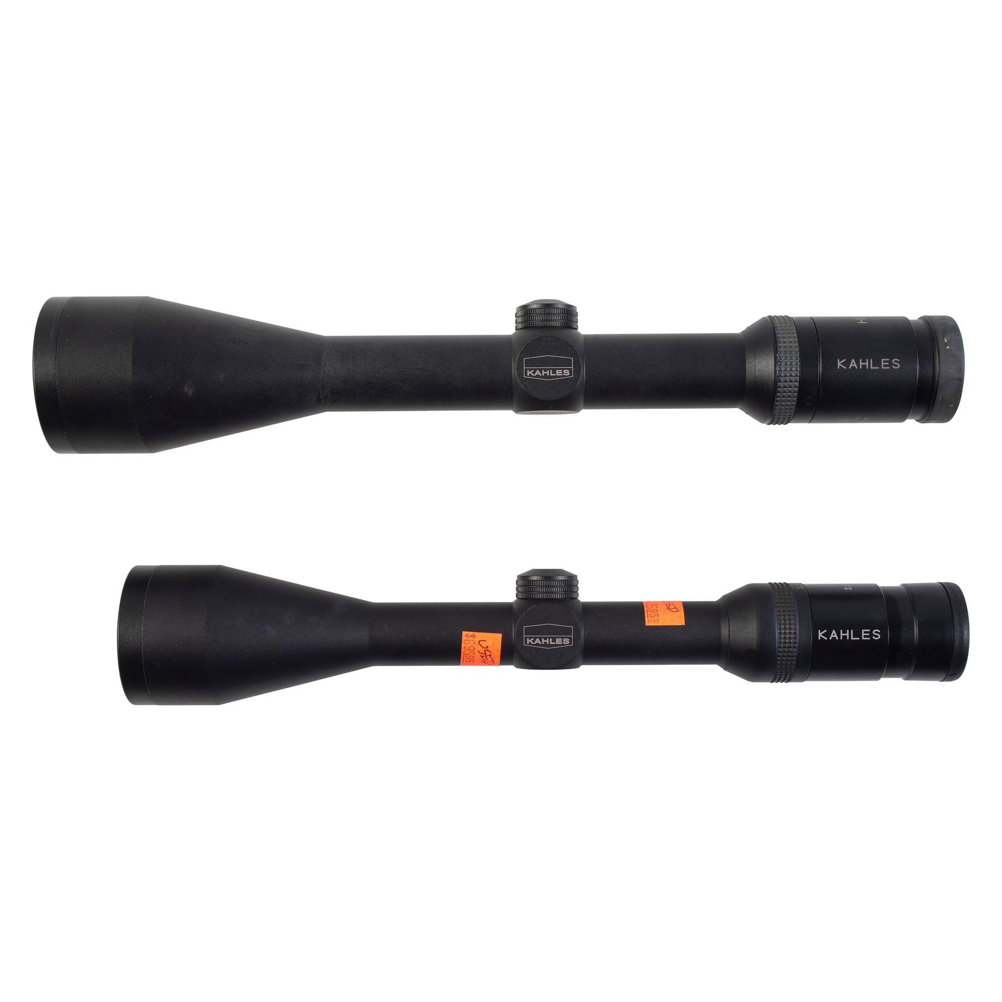 Lot of 2 Kahles Scopes: 3.5-10x50 and 3-12x56