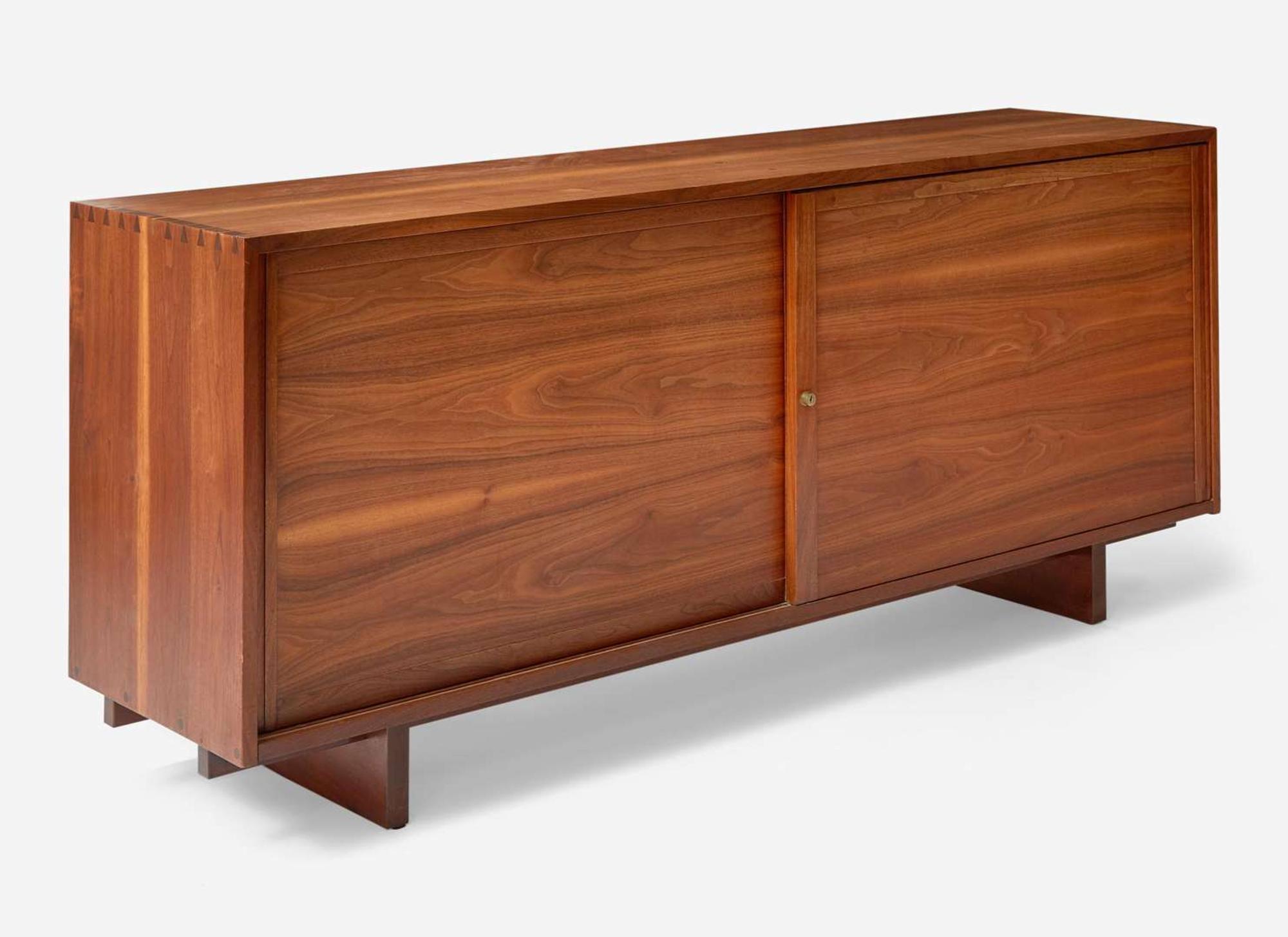 George Nakashima, Double Sliding-Door Cabinet