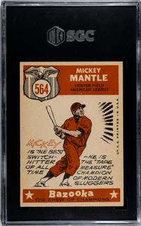 A Group of 1959 Topps Mickey Mantle and Willie Mays All Star Baseball Cards No. 564