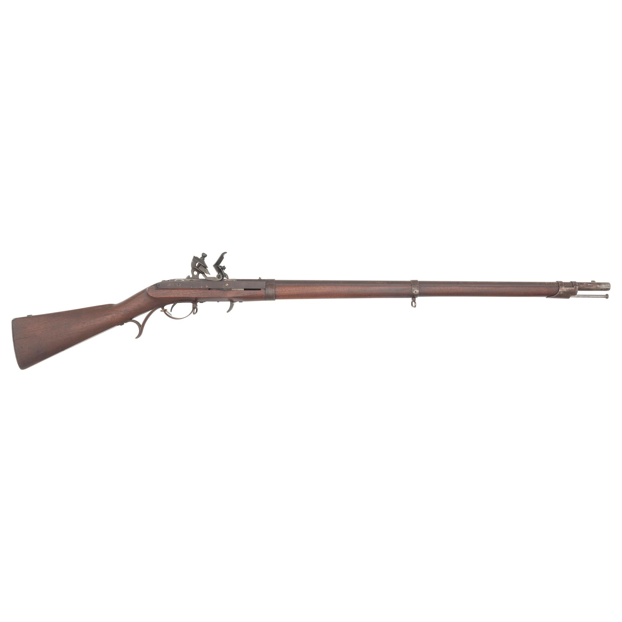 Fine US Model 1819 Flintlock Hall Rifle with Springfield Armory Collection Tag