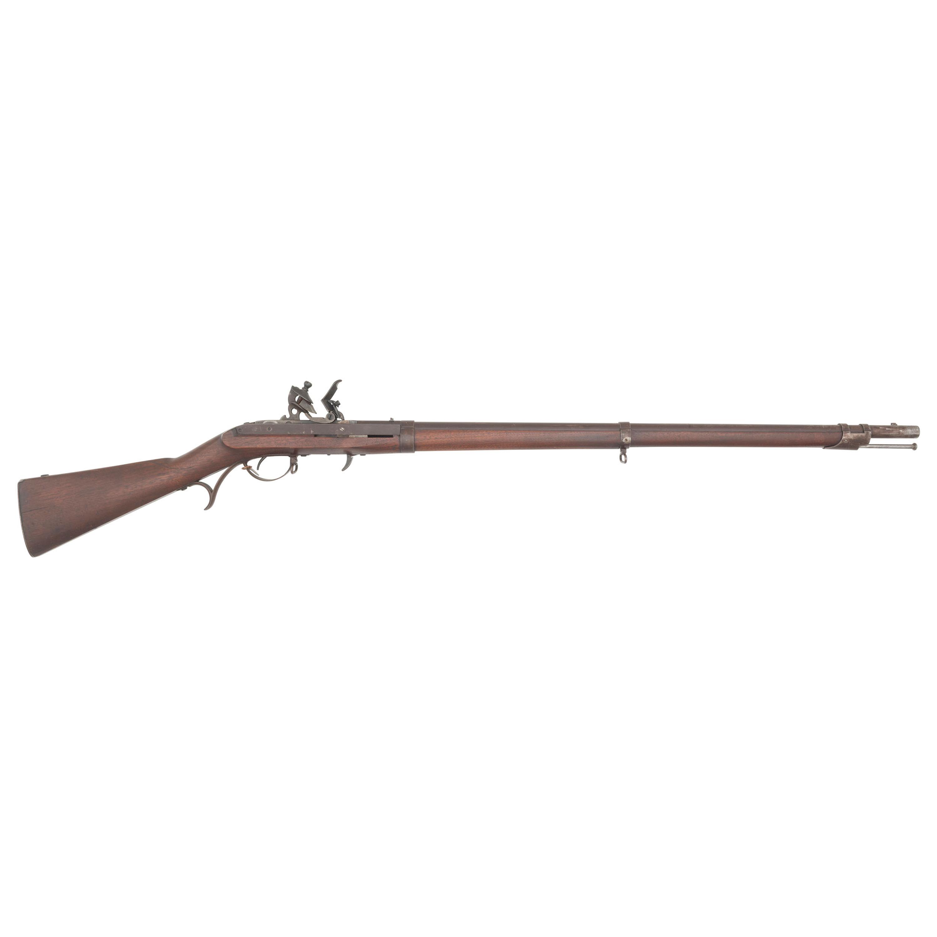 Fine US Model 1819 Flintlock Hall Rifle with Springfield Armory Collection Tag