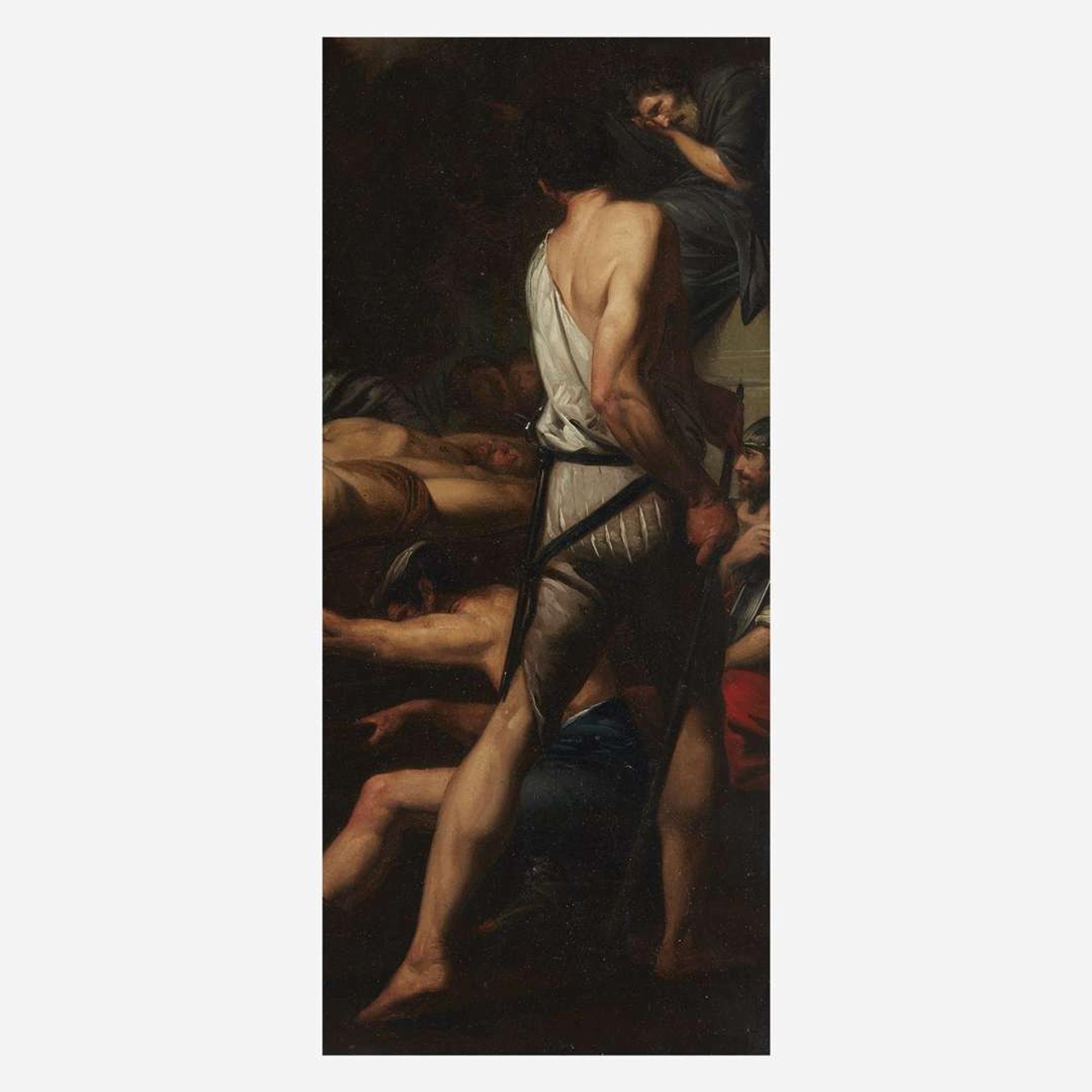 Valentin de Boulogne (French, 1591–1632) Étude pour Le Martyre de Saint Procès et Saint Martinien