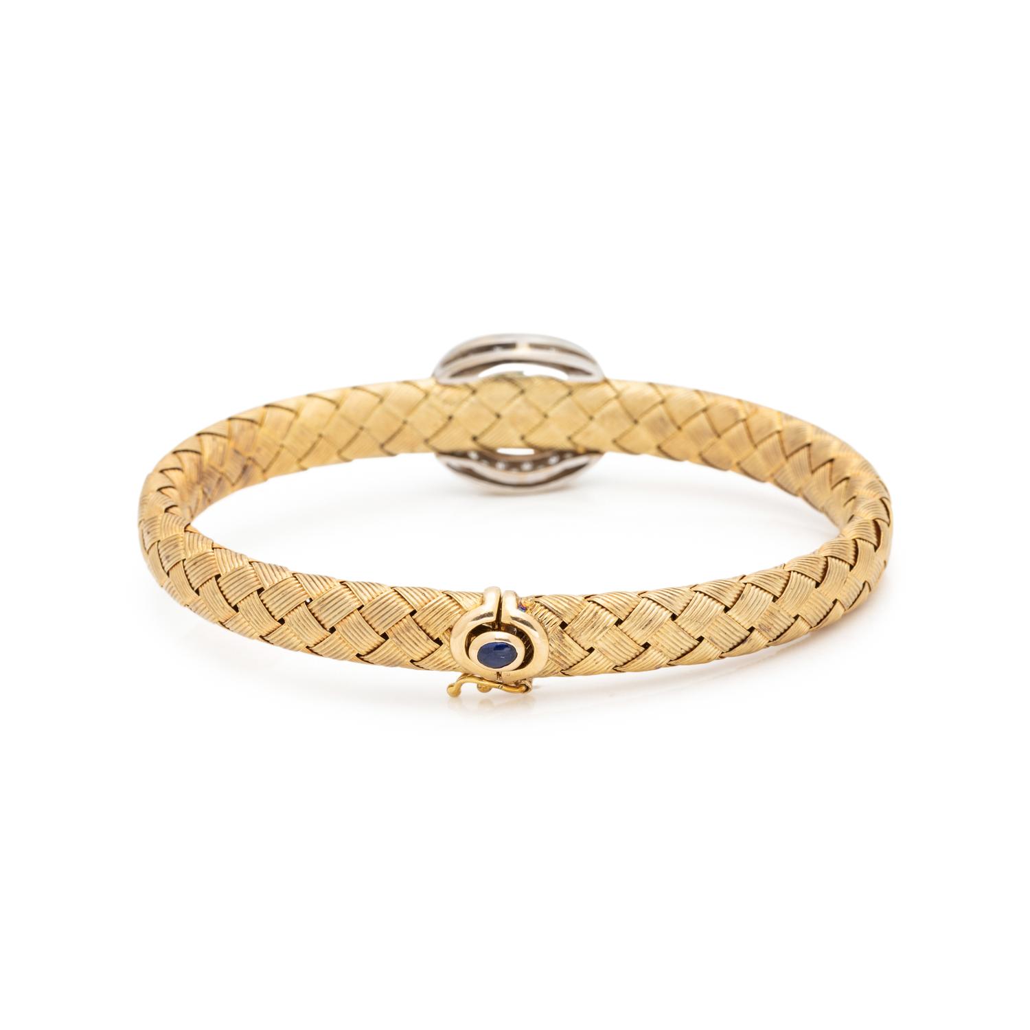 BICOLOR GOLD AND MULTIGEM BRACELET