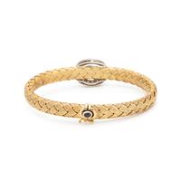 BICOLOR GOLD AND MULTIGEM BRACELET