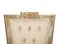 Two Italian Neoclassical Style Painted and Parcel Gilt Chairs
