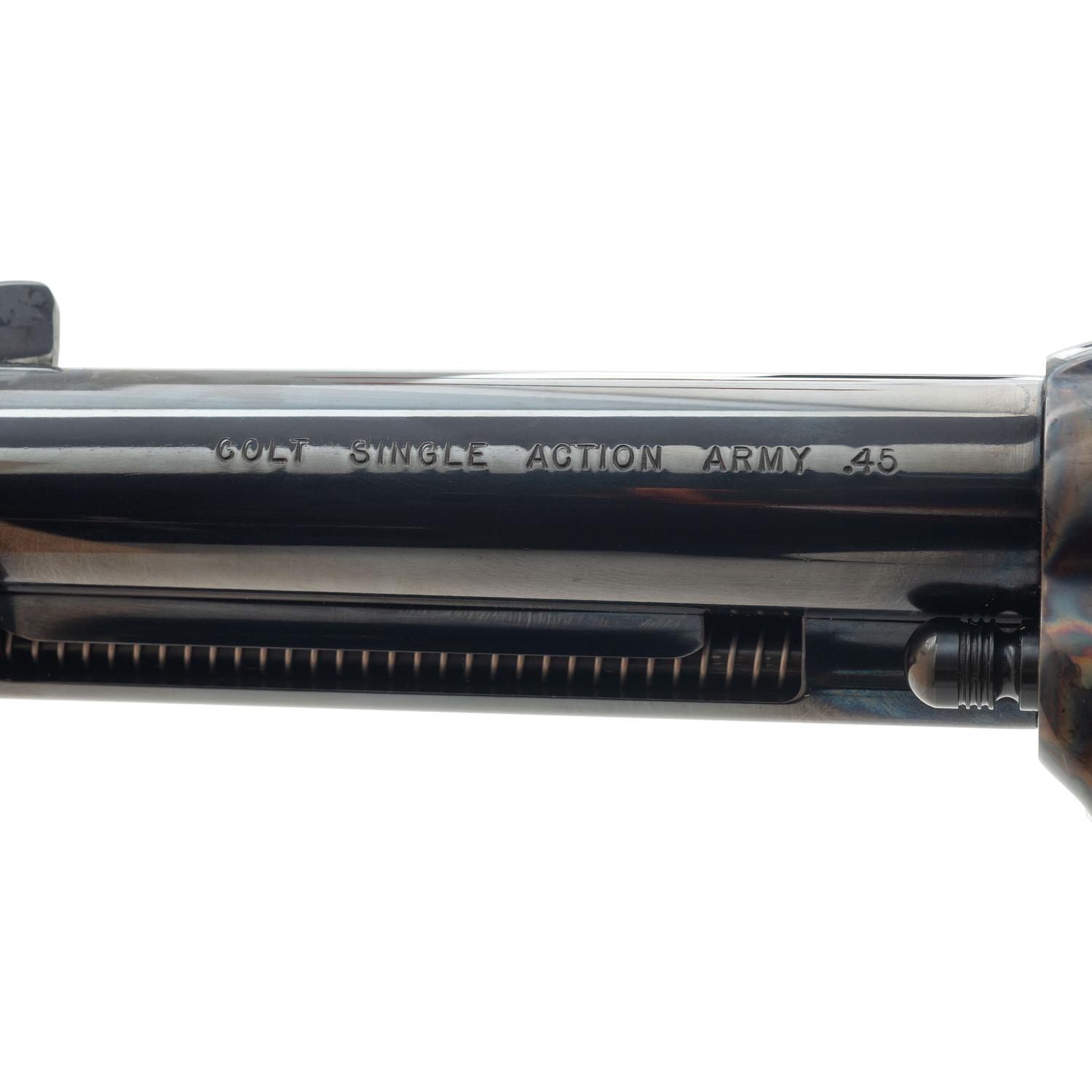 *Colt Single Action Army in Box with 4" Barrel and Dual Cylinder .45 Colt/.45 ACP