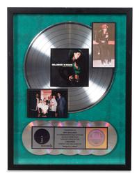An Alicia Keys: Songs in A Minor RIAA Certified 5x Platinum Presentation Album Height 21 x 16 inches.