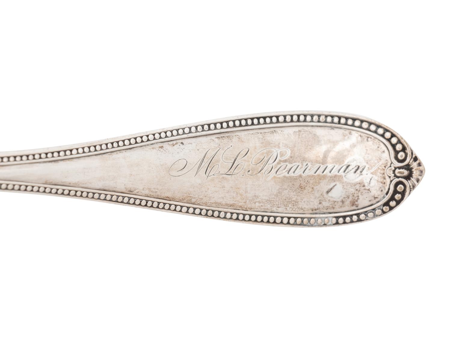 An M.W. Galt & Bro. Coin Silver Ladle